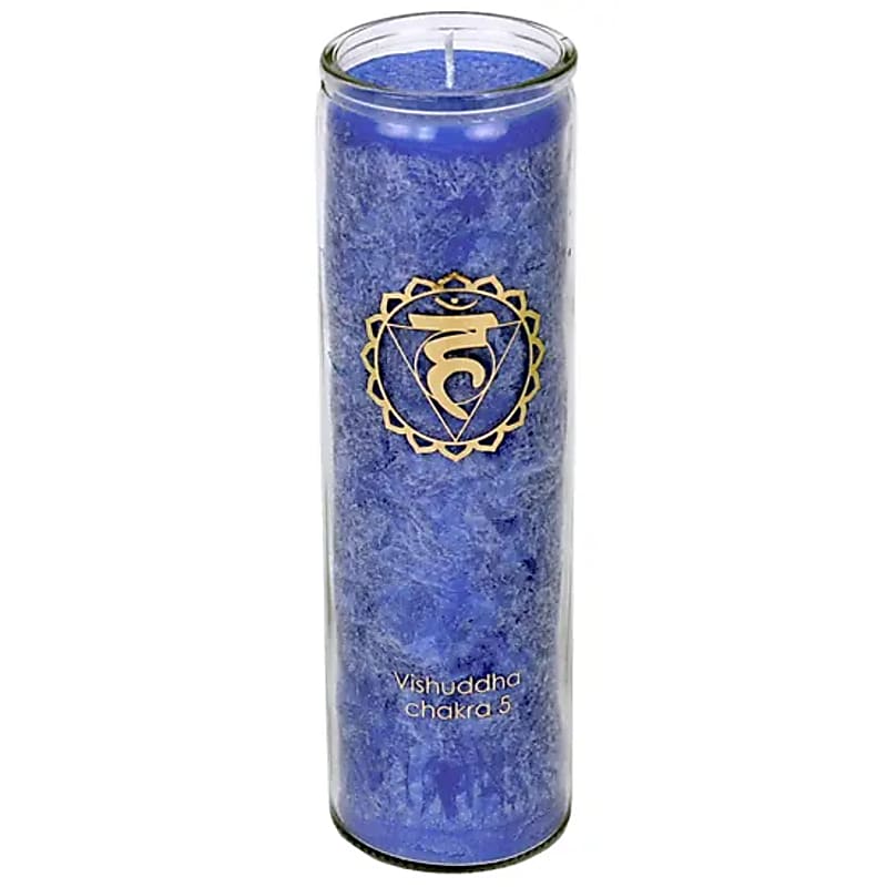 Vela perfumada 3er chakra estearina 7 horas