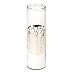 Vela perfumada 3er chakra estearina 7 horas