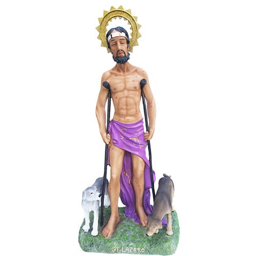 18'' inch Saint Lazarus San Lazaro Statue