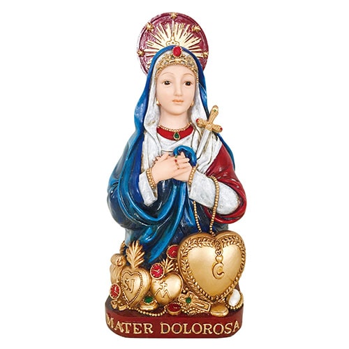 Mater Dolorosa Estatua Our Lady of Sorrows Statue 11 inch