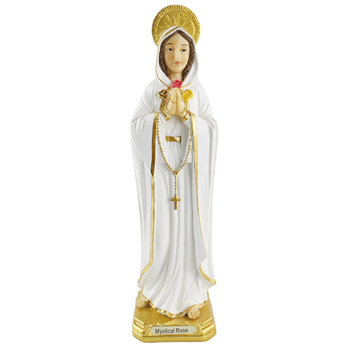 12″ Mystical Rose Rosa Mystica Statue